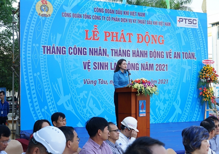 Công đoàn PTSC phát động Tháng công nhân năm 2021