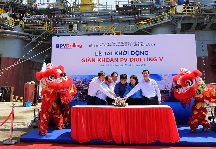 PV Drilling tái khởi động giàn khoan PV DRILLING V