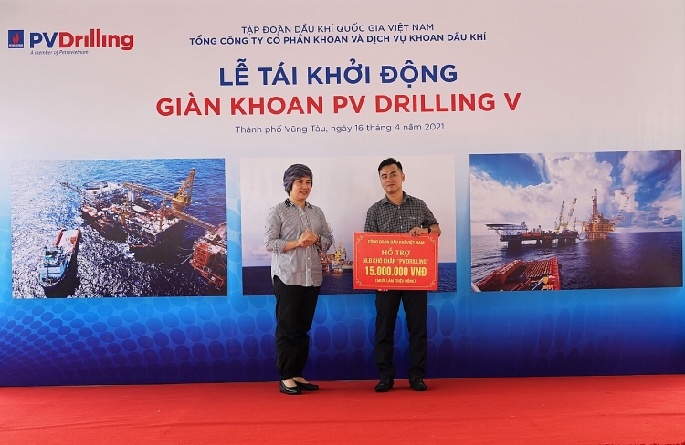 PV Drilling tái khởi động giàn khoan PV DRILLING V