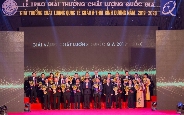 PTSC Thanh Hóa vinh dự đón nhận Giải Vàng Chất lượng quốc gia năm 2020