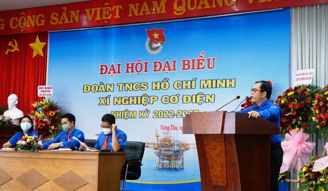 Đại hội đại biểu Đoàn cơ sở Xí nghiệp Cơ điện nhiệm kỳ 2022-2027