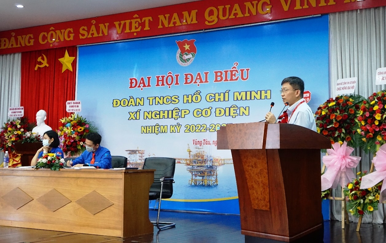 Đại hội đại biểu Đoàn cơ sở Xí nghiệp Cơ điện nhiệm kỳ 2022-2027