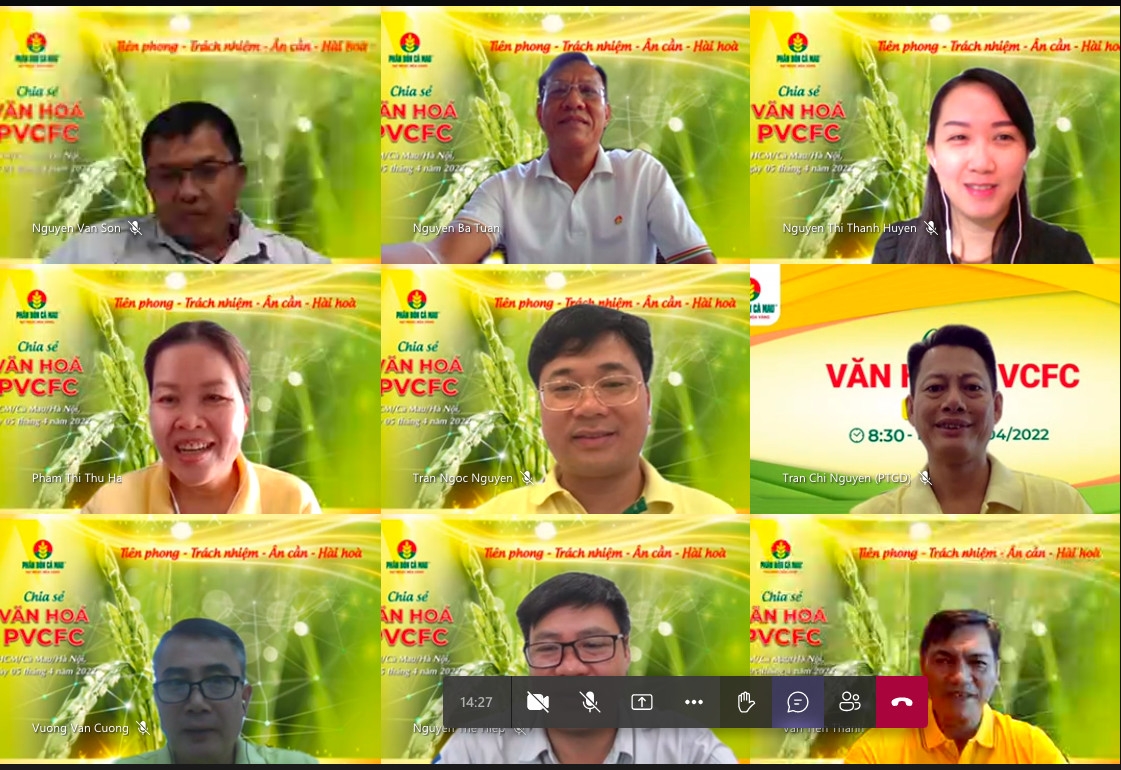 Tập thể Phân bón Cà Mau cùng vun đắp Văn hóa PVCFC