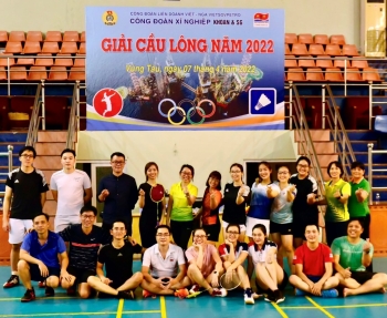 Các công đoàn cơ sở tích cực chuẩn bị cho Giải cầu lông Vietsovpetro 2022