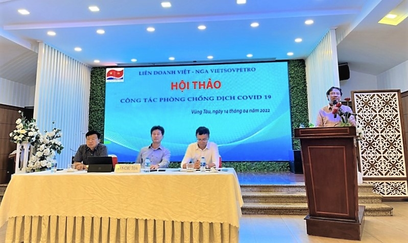 Vietsovpetro tổ chức hội thảo về công tác phòng chống dịch Covid-19