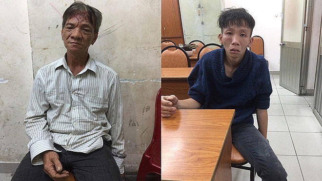 tom gon hai ke cuop giat giua trung tam thanh pho