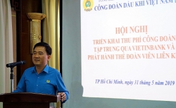 CĐ DKVN phổ biến triển khai thu phí công đoàn tập trung tại khu vực phía Nam