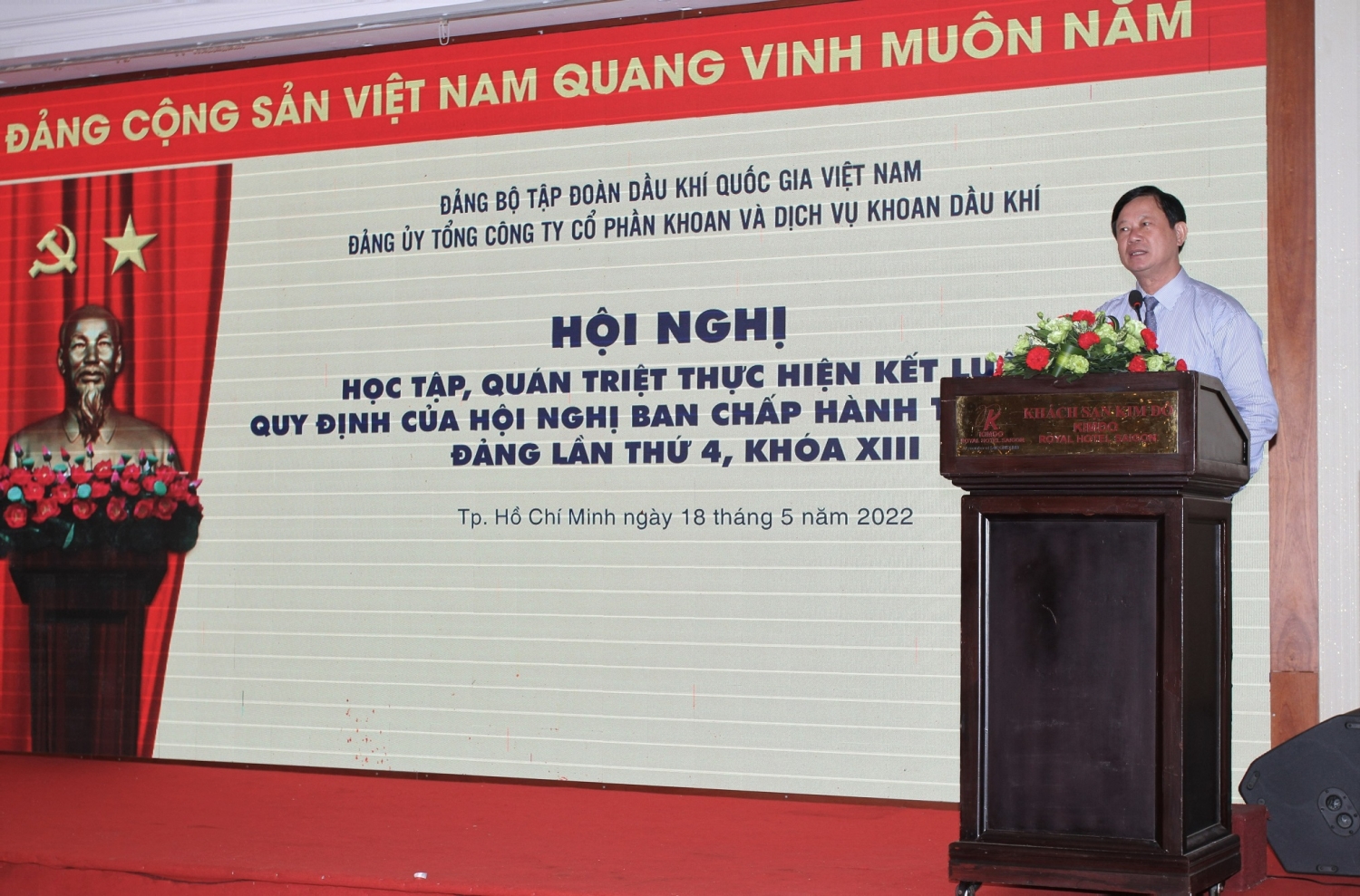 PV Drilling tổ chức Hội nghị học tập, quán triệt thực hiện các Kết luận, Quy định của Hội nghị Ban Chấp hành Trung ương Đảng lần thứ tư, khóa XIII