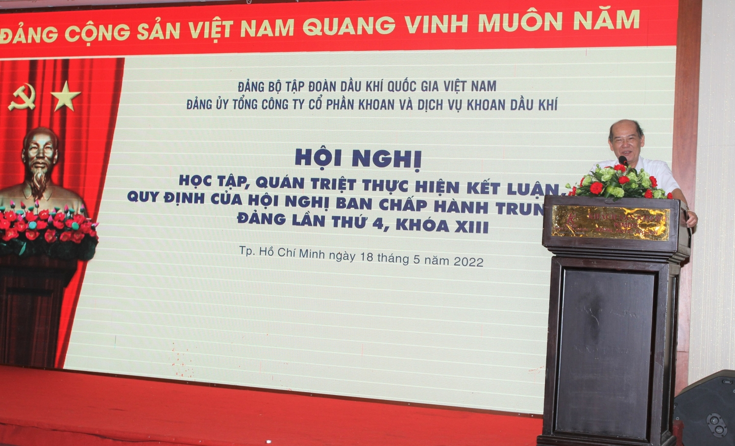 PV Drilling tổ chức Hội nghị học tập, quán triệt thực hiện các Kết luận, Quy định của Hội nghị Ban Chấp hành Trung ương Đảng lần thứ tư, khóa XIII