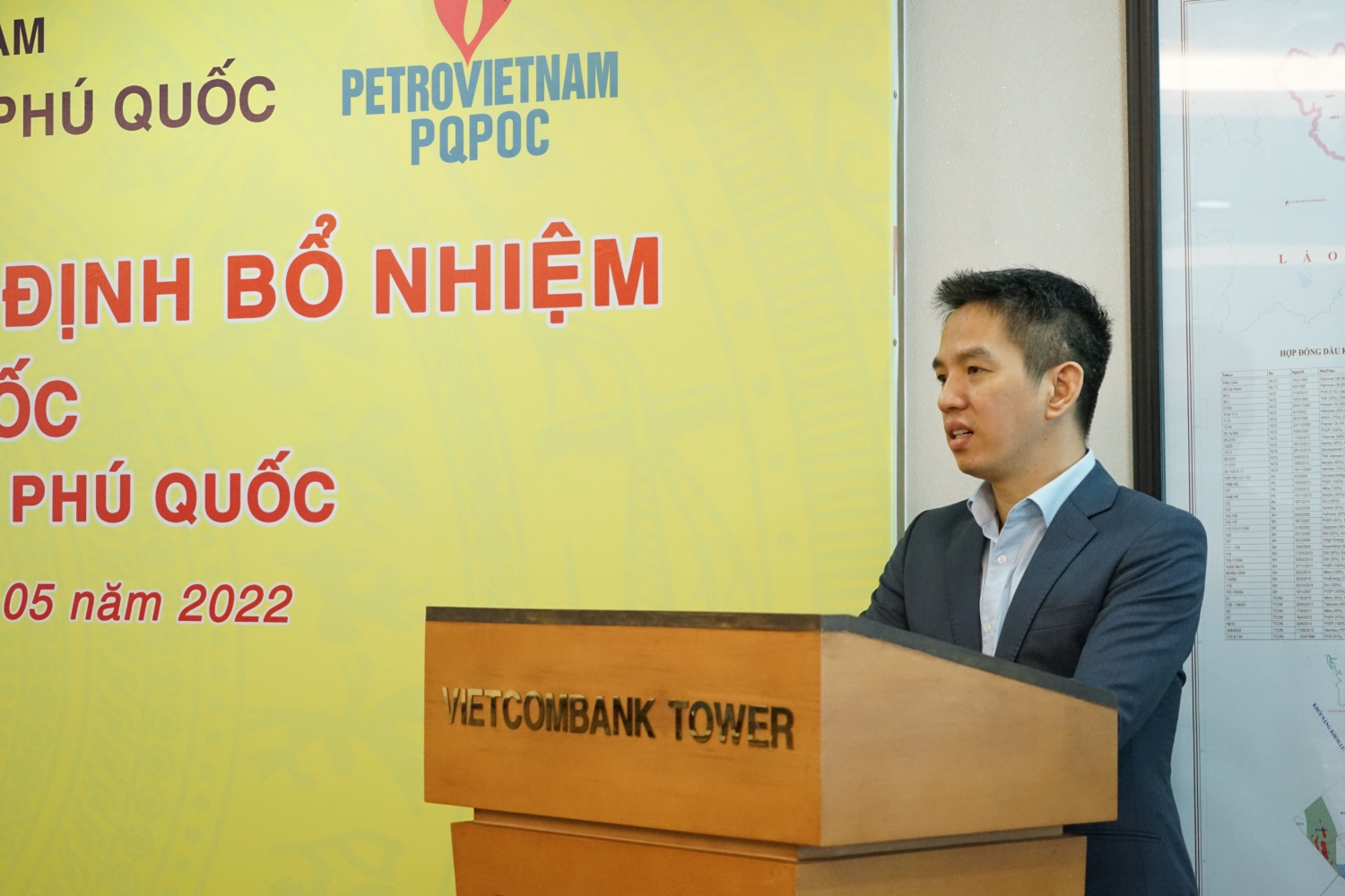 Công bố và trao quyết định bổ nhiệm Phó Tổng giám đốc Công ty Điều hành Dầu khí Phú Quốc