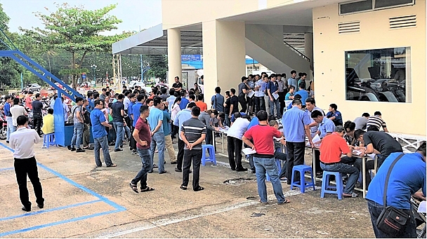 nguoi lao dong vietsovpetro huong ung chuong trinh hien mau nhan dao