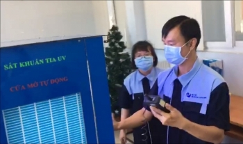 Phòng chống Covid-19: Đoàn Thanh niên PPS thiết kế và chế tạo tủ sát khuẩn đa năng