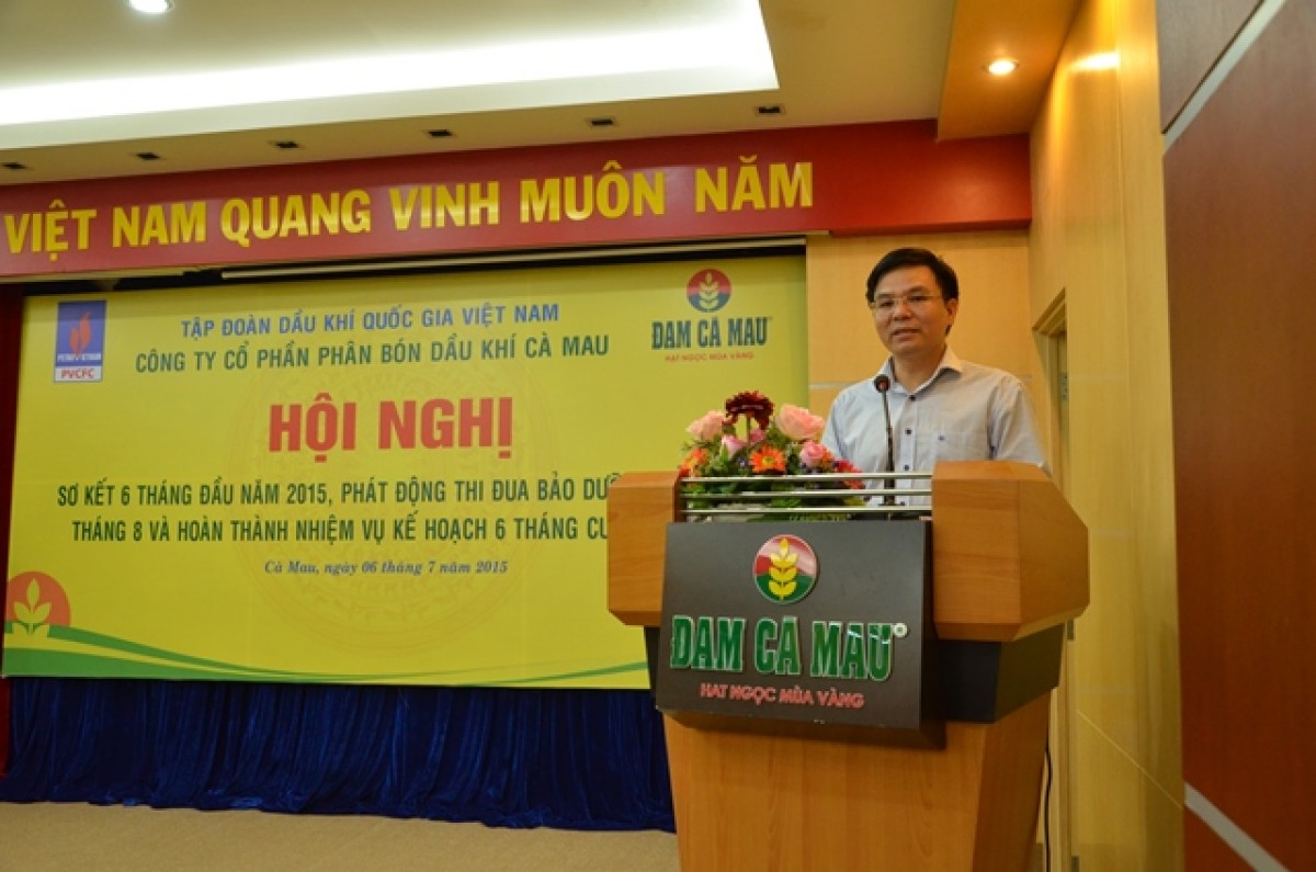 Đạm Cà Mau hoàn thành vượt mức kế hoạch 6 tháng đầu năm 2015 Đạm Cà Mau hoàn thành vượt mức kế hoạch 6 tháng đầu năm 2015