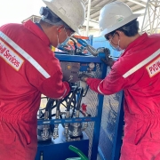 Công đoàn PV Drilling động viên người lao động đang thực hiện 