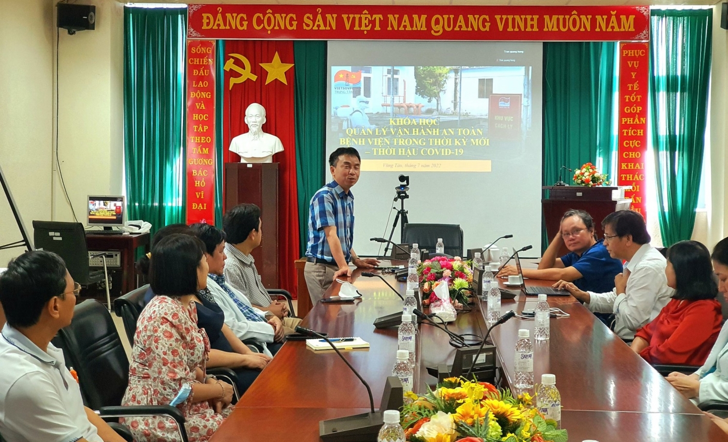 Trung tâm Y tế Vietsovpetro tổ chức Khóa học Quản lý vận hành an toàn bệnh viện thời hậu Covid-19