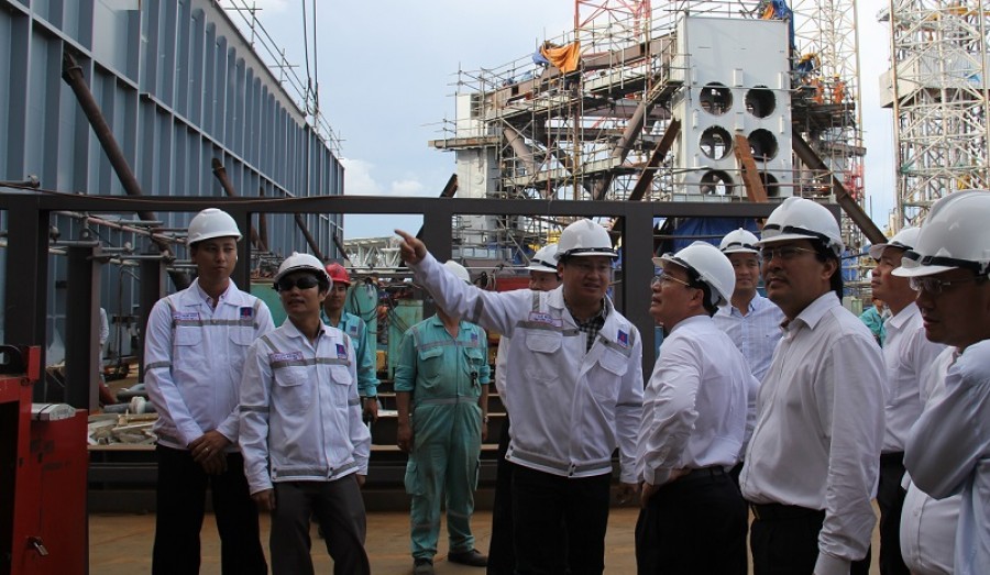 Hoàn thành việc lắp đặt máy phát chính Giàn khoan Tam Đảo 05