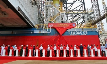 Khánh thành và bàn giao giàn khoan tự nâng Tam Đảo 05