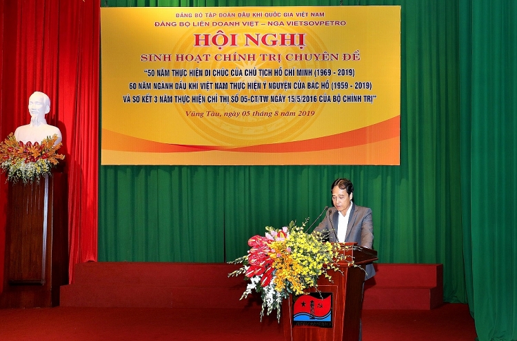 vietsovpetro so ket 3 nam thuc hien chi thi 05 cua bo chinh tri