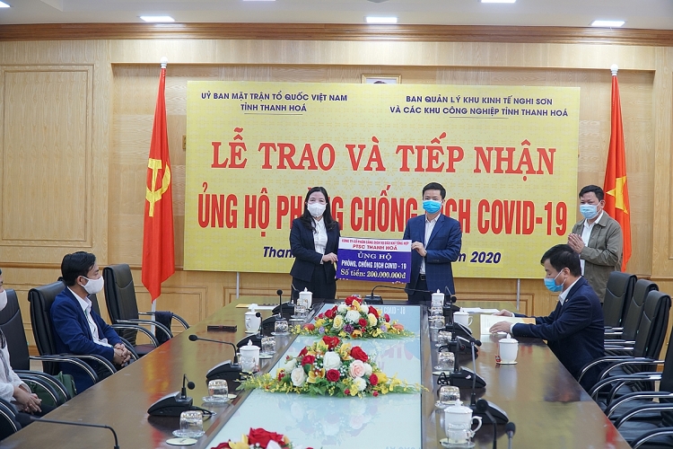 PTSC Thanh Hóa tiếp tục ủng hộ công tác phòng, chống dịch Covid-19