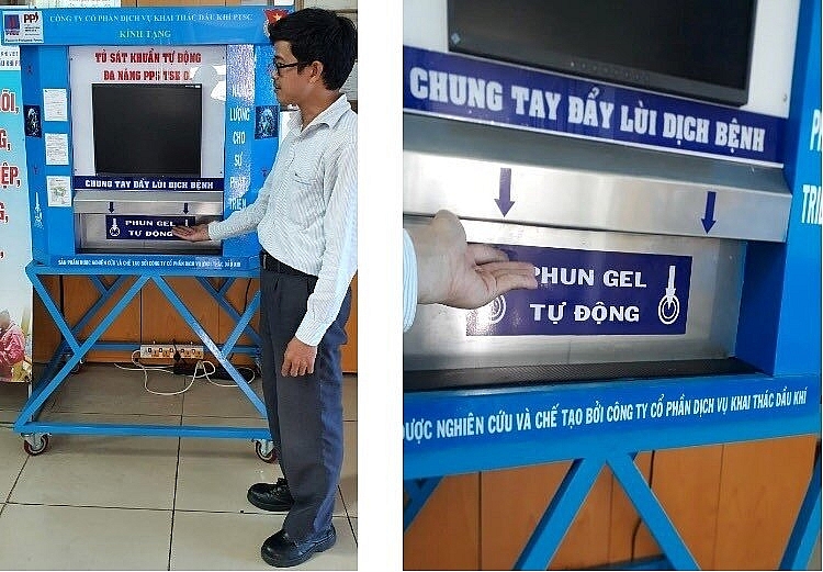 Tủ sát khuẩn tự động đa năng của PPS lọt Top 10 HIS-COVID 2021