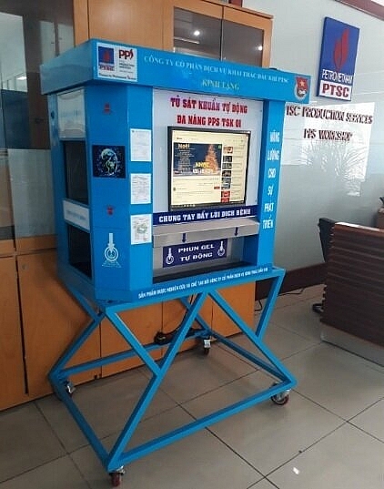 Tủ sát khuẩn tự động đa năng của PPS lọt Top 10 HIS-COVID 2021
