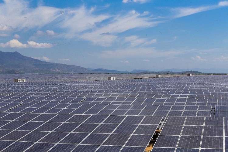 Cụm nhà máy điện mặt trời của BIM Energy tại Quán Thẻ, Ninh Thuận, tổng công suất 405 MWP.