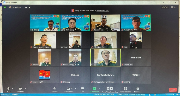 Toàn cảnh Hộ​​i nghị trực tuyến