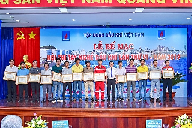 vietsovpetro giu vung vi tri top 3 hoi thi tay nghe dau khi lan thu vi