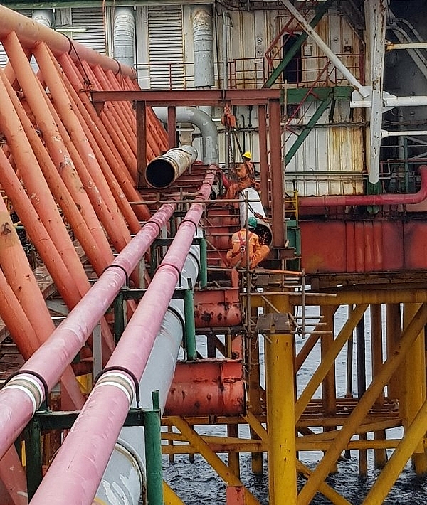 Vietsovpetro: Xí nghiệp Khí hoàn thành vượt tiến độ công tác dừng giàn bảo dưỡng, sửa chữa năm 2021