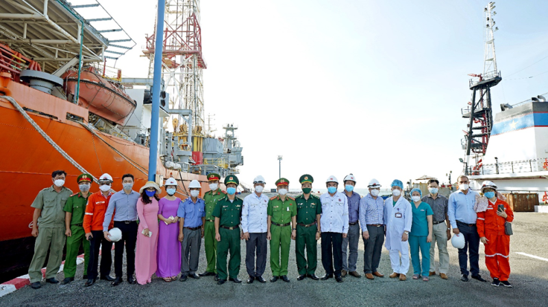Xí nghiệp Dịch vụ Vietsovpetro tổ chức diễn tập An ninh cảng biển 2021