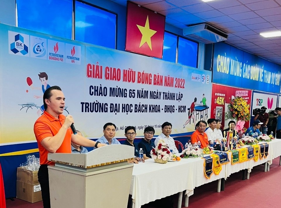 Giải Bóng bàn Giao hữu Trường Đại học Bách khoa TP HCM - BIENDONG POC: Sân chơi quy mô và mang tính chuyên nghiệp cao Giải Bóng bàn Giao hữu Trường Đại học Bách khoa TP HCM - BIENDONG POC: Sân chơi quy mô và mang tính chuyên nghiệp cao