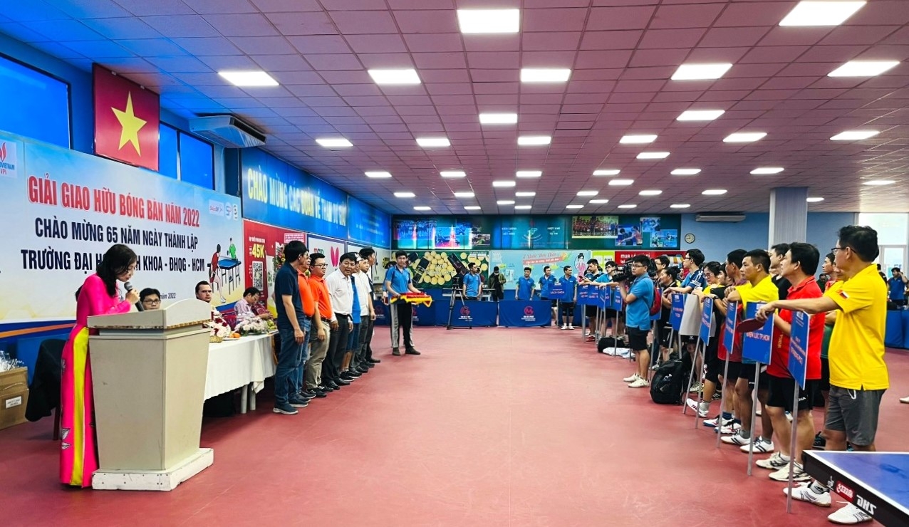 Giải Bóng bàn Giao hữu Trường Đại học Bách khoa TP HCM - BIENDONG POC: Sân chơi quy mô và mang tính chuyên nghiệp cao