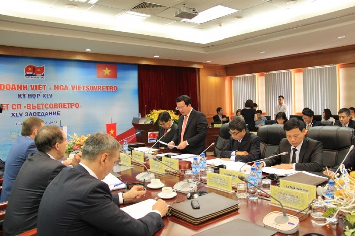ky hop thu 45 hoi dong lien doanh viet nga vietsovpetro