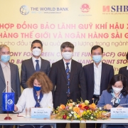 SHB và World Bank ký hợp đồng bảo lãnh Quỹ Khí hậu Xanh