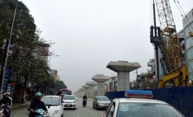 Đường sắt trên cao Cát Linh - Hà Đông: Lại chậm tiến độ vì vướng... mặt bằng