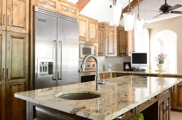 Sử dụng đá granite trong thiết kế bàn bếp