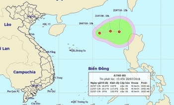 Áp thấp nhiệt đới hình thành trên Biển Đông