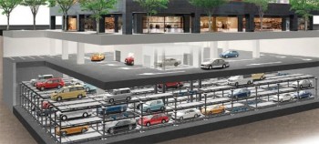 Chung cư cao cấp với bãi đỗ xe thông minh