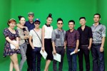 Thanh Hằng vừa đánh võ trên phim vừa đồng hành cùng thí sinh siêu mẫu