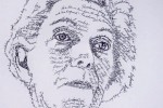 Kì lạ và ấn tượng với tranh chân dung bằng… chữ viết (P2)