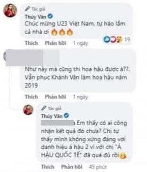 Á hậu Thúy Vân bị tố 