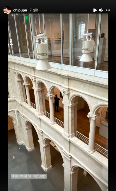 Chi Pu bất ngờ đăng story check-in tại Đại học Harvard