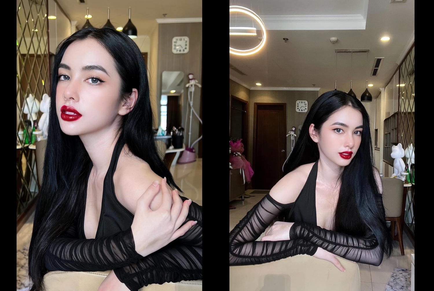 Cẩm Đan cùng layout trang điểm Halloween được khen 