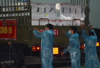 Lữ đoàn 971 vận chuyển an toàn 1,5 triệu liều vắc xin phòng Covid-19