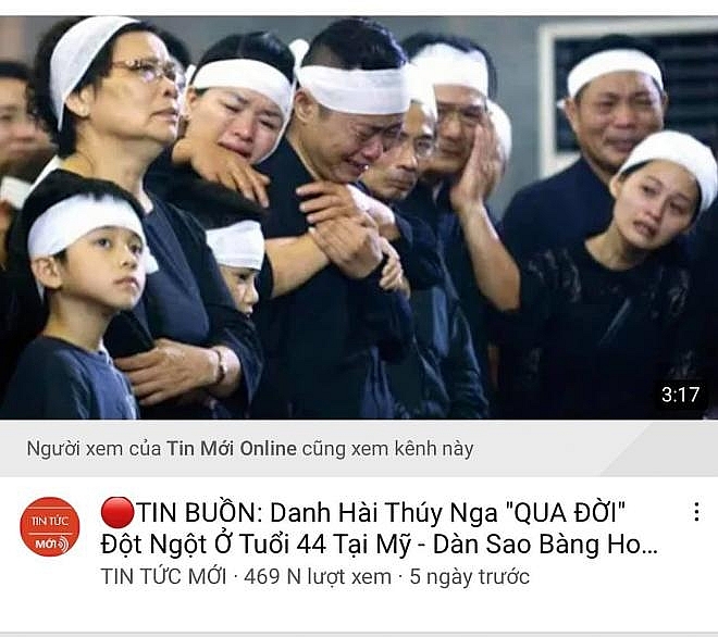 Thúy Nga vô cùng tức giận vì bị tung tin đồn qua đời tại Mỹ