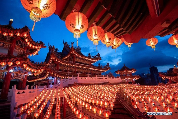 Đèn lồng đỏ ở Kuala Lumpur, Malaysia