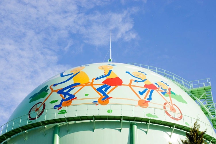 Cách người Nhật biến những bể khí đốt khô khan trở nên bắt mắt cach nguoi nhat bien nhung be khi dot kho khan tro nen bat mat