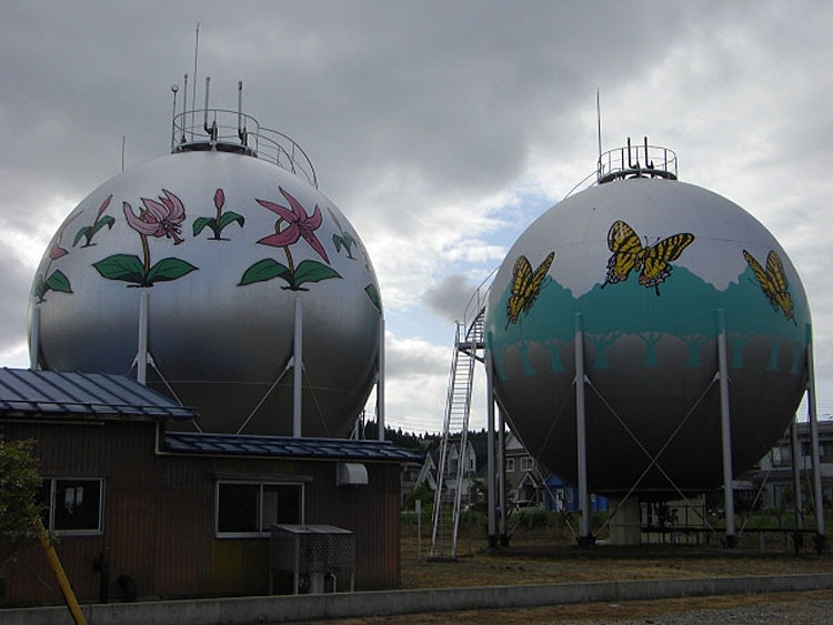 Cách người Nhật biến những bể khí đốt khô khan trở nên bắt mắt cach nguoi nhat bien nhung be khi dot kho khan tro nen bat mat