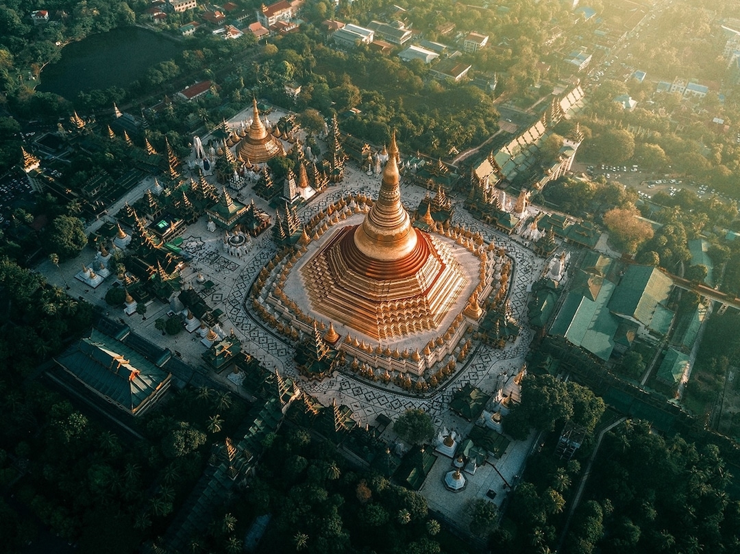 Chiêm ngưỡng loạt ảnh từ trên cao, Myanmar xứng danh “ đất nước của những ngôi chùa
