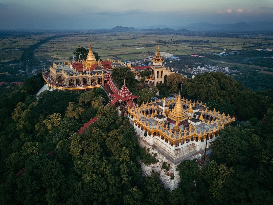 Chiêm ngưỡng loạt ảnh từ trên cao, Myanmar xứng danh “ đất nước của những ngôi chùa
